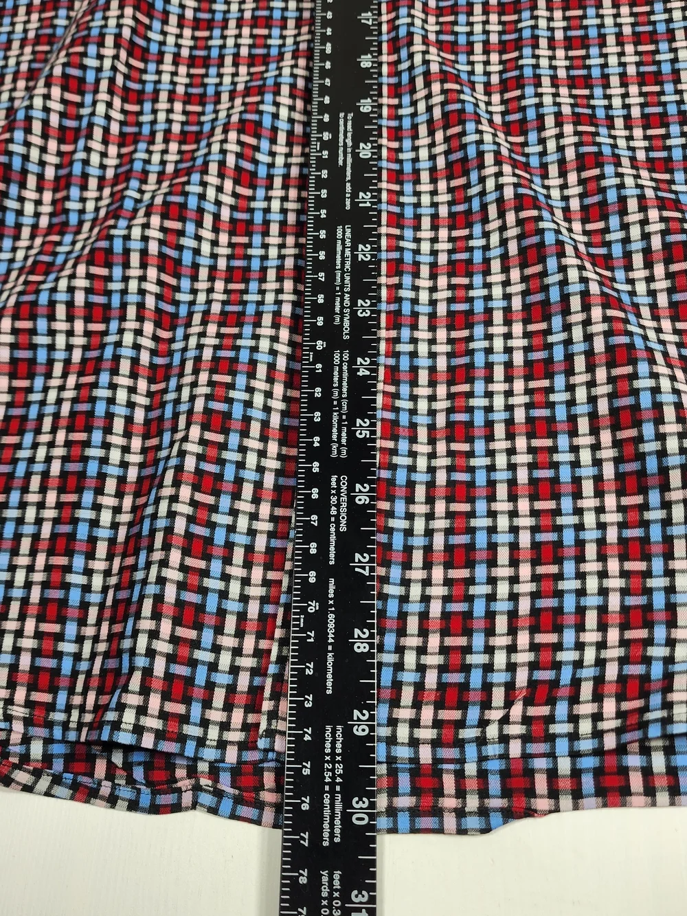 Robert Graham Men’s Red & Blue Check Button-Up Shirt